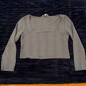 American Eagle Long Sleeve Crop Top